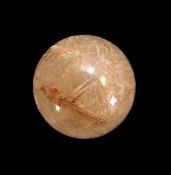RUTILATED QUARTZ SPHERE.   SP11809POL