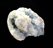 BLUE CELESTITE RAW GEODE CRYSTAL SPECIMEN.   SP12936SLF