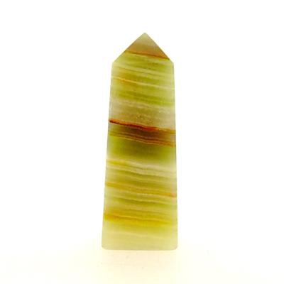 GEMSTONE OBELISK IN ONYX.   SP15012POL