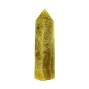 Yellow Banded Fluorite Fully Polished Point/ Tower Specimen.   SP16041POL