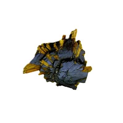 Golden Rutile Formations On Hematite Matrix (Specularite) Raw Crystal Specimen.   SP16913