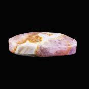 Amethyst With Crazy Lace Agate Polished Oval Palm Stone.   SP17103POL