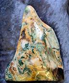 'THE WARRIOR' SLICED AND POLISHED JASPER 'FREE FORM' SPECIMEN.   SP4621SHLF