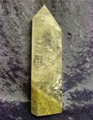 POLISHED FELDSPAR IN QUARTZ SHAMANIC ISIS POINT SPECIMEN. SP5135POL