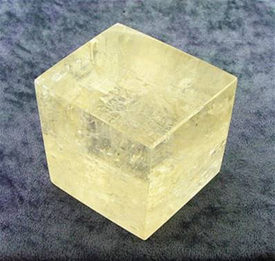 OPTICAL CALCITE POLISHED 'FREE FORM' SPECIMEN. SP7397POL