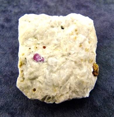 RUBY IN FELDSPAR ROUGH CRYSTAL SPECIMEN. SP8738