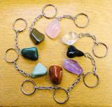 GEMSTONE KEYRINGS