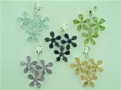 925 SILVER FLOWER DESIGN PENDANTS. 40MM DROP INCLUDING BAIL X 30MM WIDE. 8g. SPR584PEND