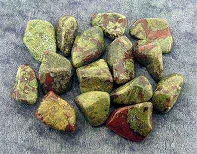 DRAGON BLOOD JASPER POLISHED TUMBLE STONES. SPR6997POL