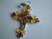 AMBER CROSS PENDANT ref BM2H033002