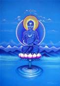 Medicine Buddha (500) Print by Geoffrey Treissman.