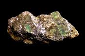 EMERALD, GRAPHITE & FUSHSITE RAW CRYSTAL SPECIMEN.   SP10681