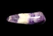 CHEVRON AMETHYST POLISHED PEBBLE SPECIMEN.   SP12317POL