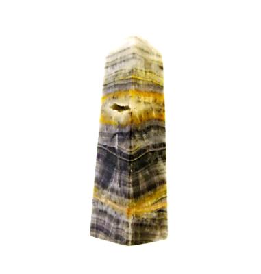 GEMSTONE OBELISK IN BUMBLE BEE CALCITE.   SP14324POL