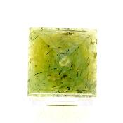 GEMSTONE PYRAMID IN PREHNITE.   SP14855POL