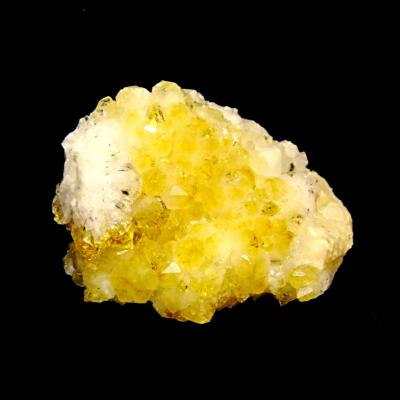 CITRINE DRUZE SPECIMEN (HEAT TREATED).   SP15052SLF