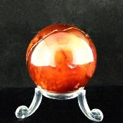 Gemstone Sphere in Carnelian.   SP15736POL