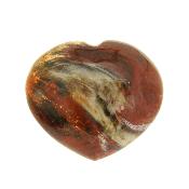 Petrified Wood Polished Heart.   SP16132POL