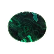 Oval Shape Fully Polished Slice Specimen In Malachite.   SP16330POL