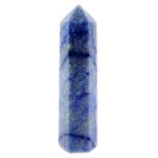 Blue Quartz Polished Faceted Point/ Tower Specimen.   SP16562POL
