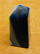 ONE OFF AGATE OBELISK IN BLUE. SP8536POL