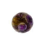 Acorn Carving in Amethyst.   SPR15243POL