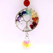 Chakra Tree of Life Light Catcher.   SPR15368POL