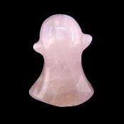 Ghost Carving in Rose Quartz.   SPR15433POL