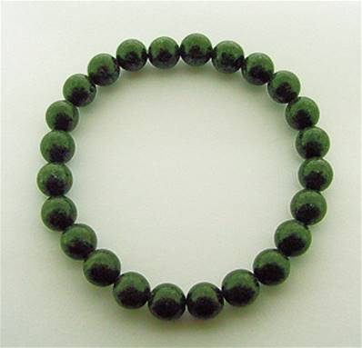 PLAIN POWER BEAD BRACELET IN PRESELI BLUESTONE (NO TOGGLE).   SPR7987BR