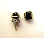 925 SILVER STUD EARRINGS.   E3179