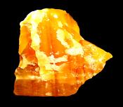 ORANGE CALCITE ACID POLISHED CRYSTAL SPECIMEN.   SP11398SHLF