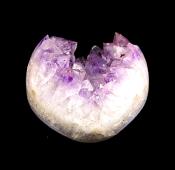 AMETHYST WITH AGATE SPHERE.   SP11766SHLF