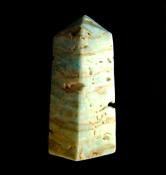 Caribbean Calcite Fully polished Obelisk.   SP13647POL