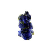 OWL CARVING IN LAPIS LAZULI.   SP13648POL