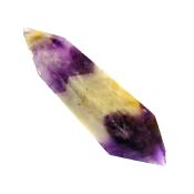 CHEVRON AMETHYST DOUBLE TERMINATED POLISHED POINT SPECIMEN.   SP14434POL