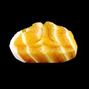 Butterfly Carving In Orange Calcite.   SP15466POL