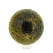 Gemstone Sphere In Chalcopyrite.   SP16046POL