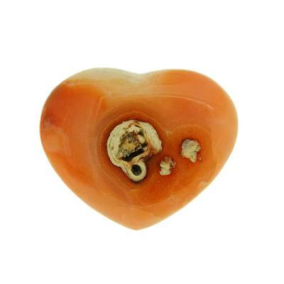 Gemstone Polished Heart In Carnelian.   SP16126POL