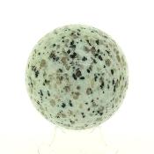 Gemstone Sphere in Kiwi Jasper.   SP16180POL