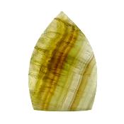Rainbow Fluorite Flame/ Point Carving.   SP16471POL