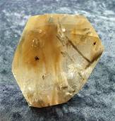 SMOKEY QUARTZ WITH GOLDEN RUTILE POLISHED 'FREE FORM' CRYSTAL. SP5260POL