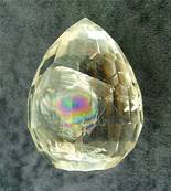 QUARTZ FACETED EGG. SPR7218POL