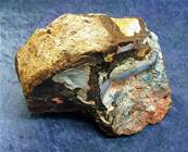 AUSTRALIAN BOULDER OPAL ROUGH CRYSTAL SPECIMEN. SP8437SHLF