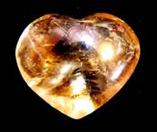 SMOKEY QUARTZ LARGE PUFF HEART. SP9715POL