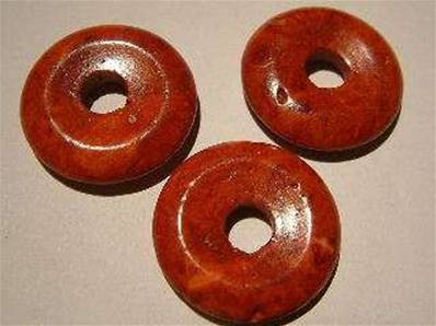 RED CORAL DONUTS SMALL/MEDIUM APPROX 3CM CORDSM