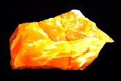 ORANGE CALCITE NODULE SPECIMEN (ACID DIPPED).   SP10302SHLF