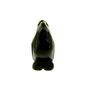 CARVING OF A PENGUIN IN BLACK OBSIDIAN.   SP13889POL