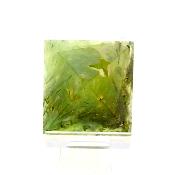 GEMSTONE PYRAMID IN PREHNITE.   SP14856POL