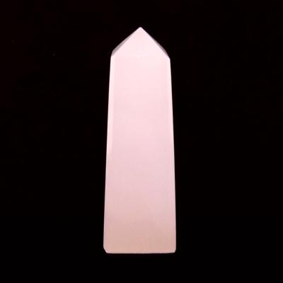 GEMSTONE OBELISK IN MANGANO CALCITE.   SP15020POL