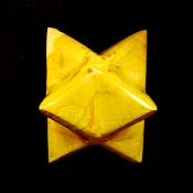 GEMSTONE MERKABA STAR IN MARBLE.   SP15033POL